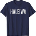 Haleiwa Oahu Hawaii T-Shirt - Navy Blue
