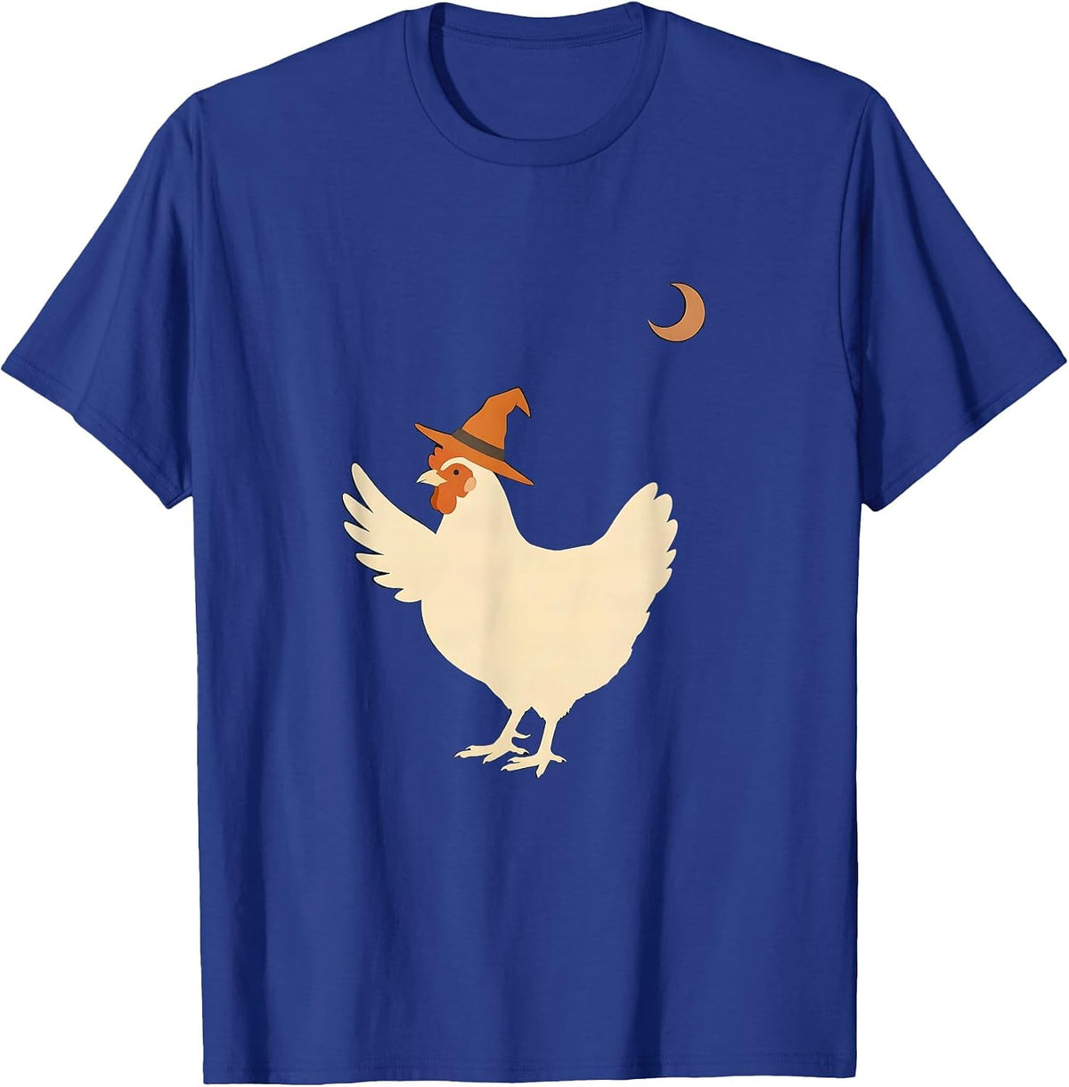Men's Chick Or Treat Hen Halloween Chicken Lover Costume T-Shirt - Royal Blue