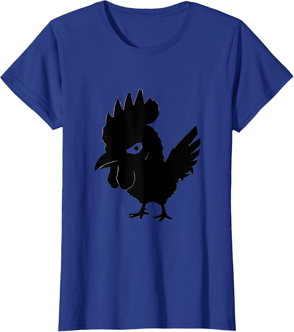 Women's Chicken Head Funny Chicken Lover Farm Animal Humor T-Shirt - Royal Blue