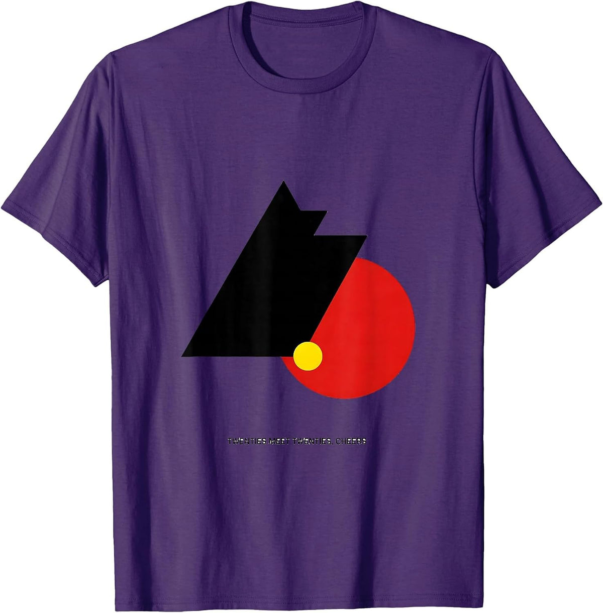 Men's Twenties Meet Twenties Cheers Roaring 20s Party New Years T-Shirt - Purple