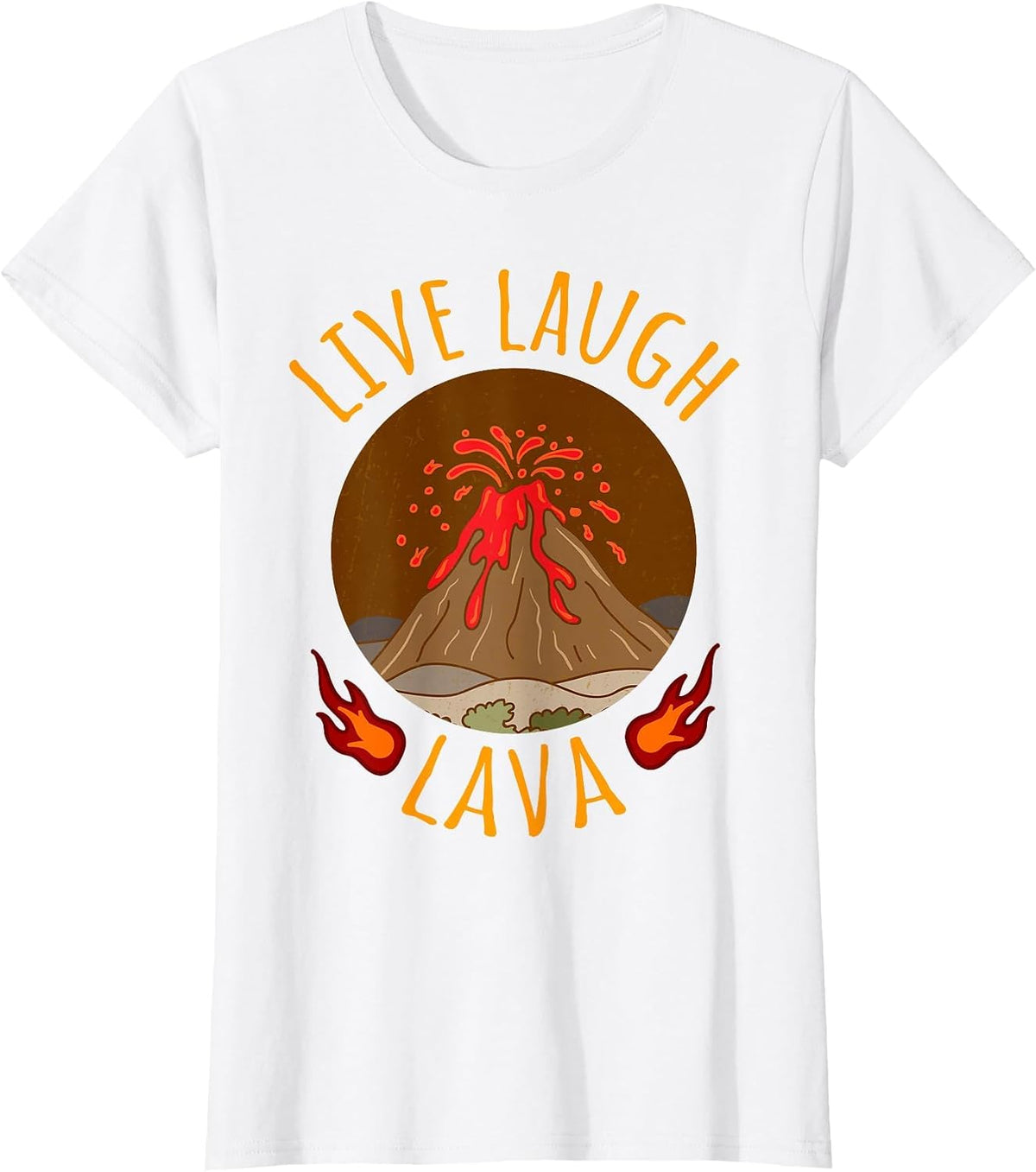 Live Laugh Lava Mineralogist Geologist Shirt T-Shirt - White