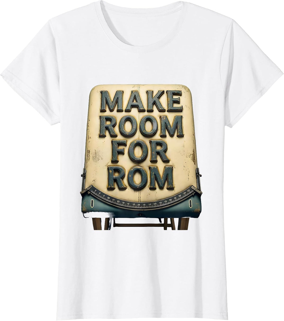 Make Room For ROM Vintage Physical Therapist OT PT Humor T-Shirt - White