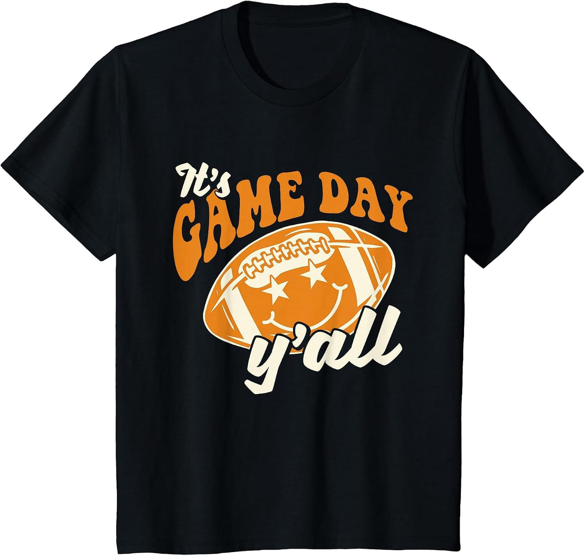It's Game Day - American USA Football Player Game Sports T-Shirt - Black