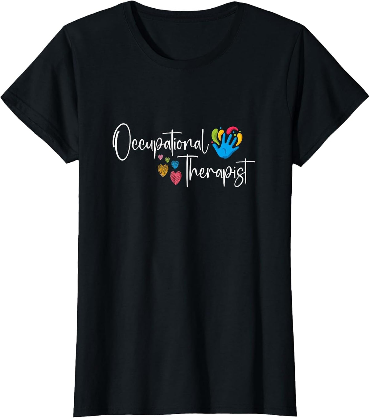 Pediatric Occupational Therapy Occupational Therapist OT T-Shirt - Black