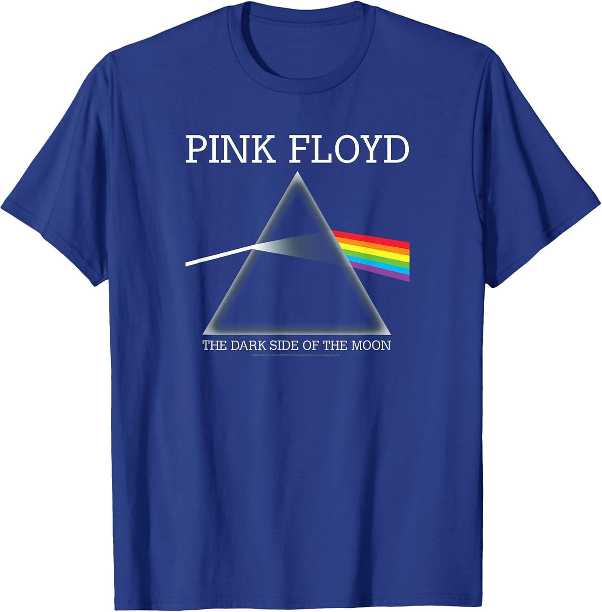 Pink Floyd The Dark Side of The Moon T-Shirt - Royal Blue