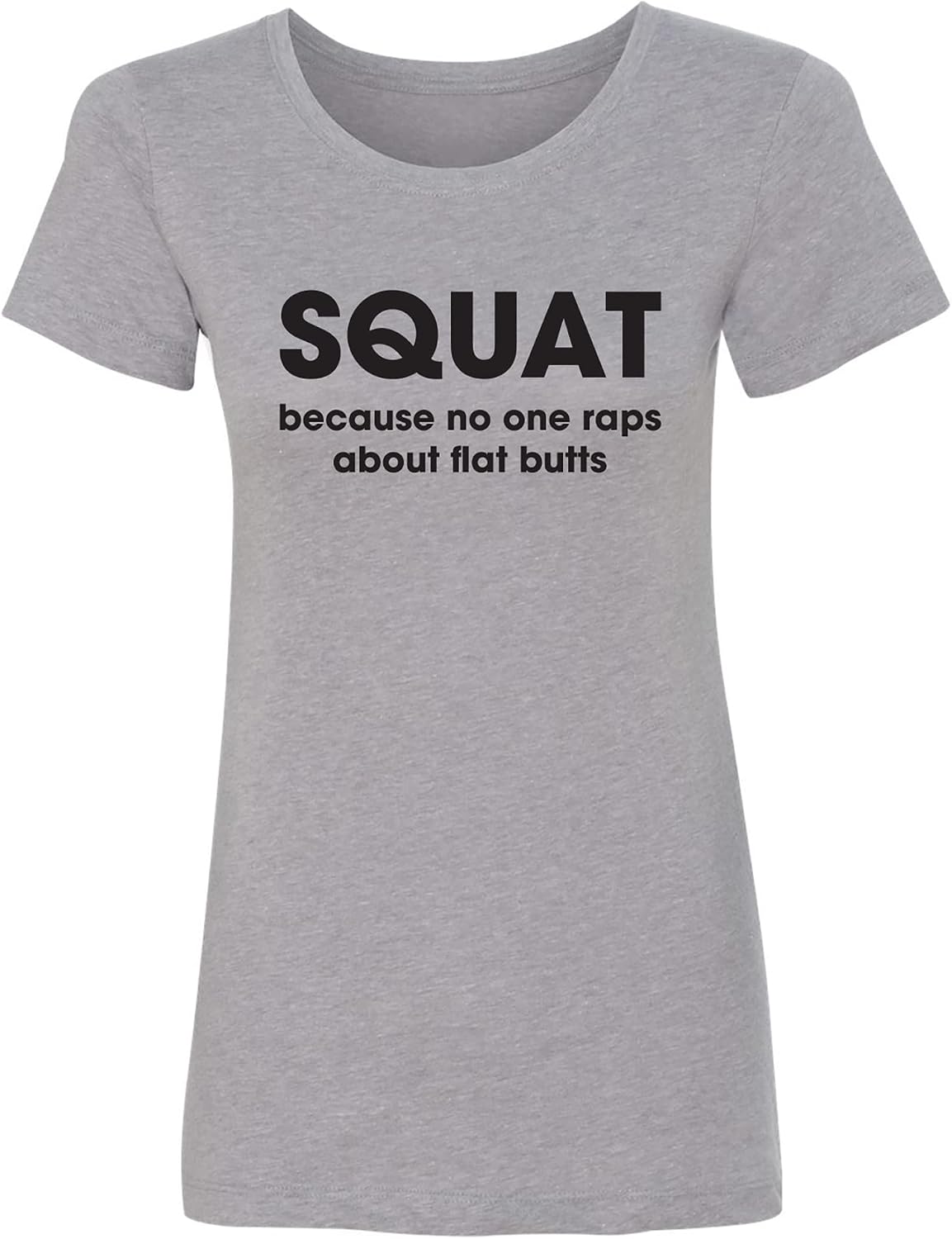 zerogravitee Squat Women's Crewneck tee - Heather Grey
