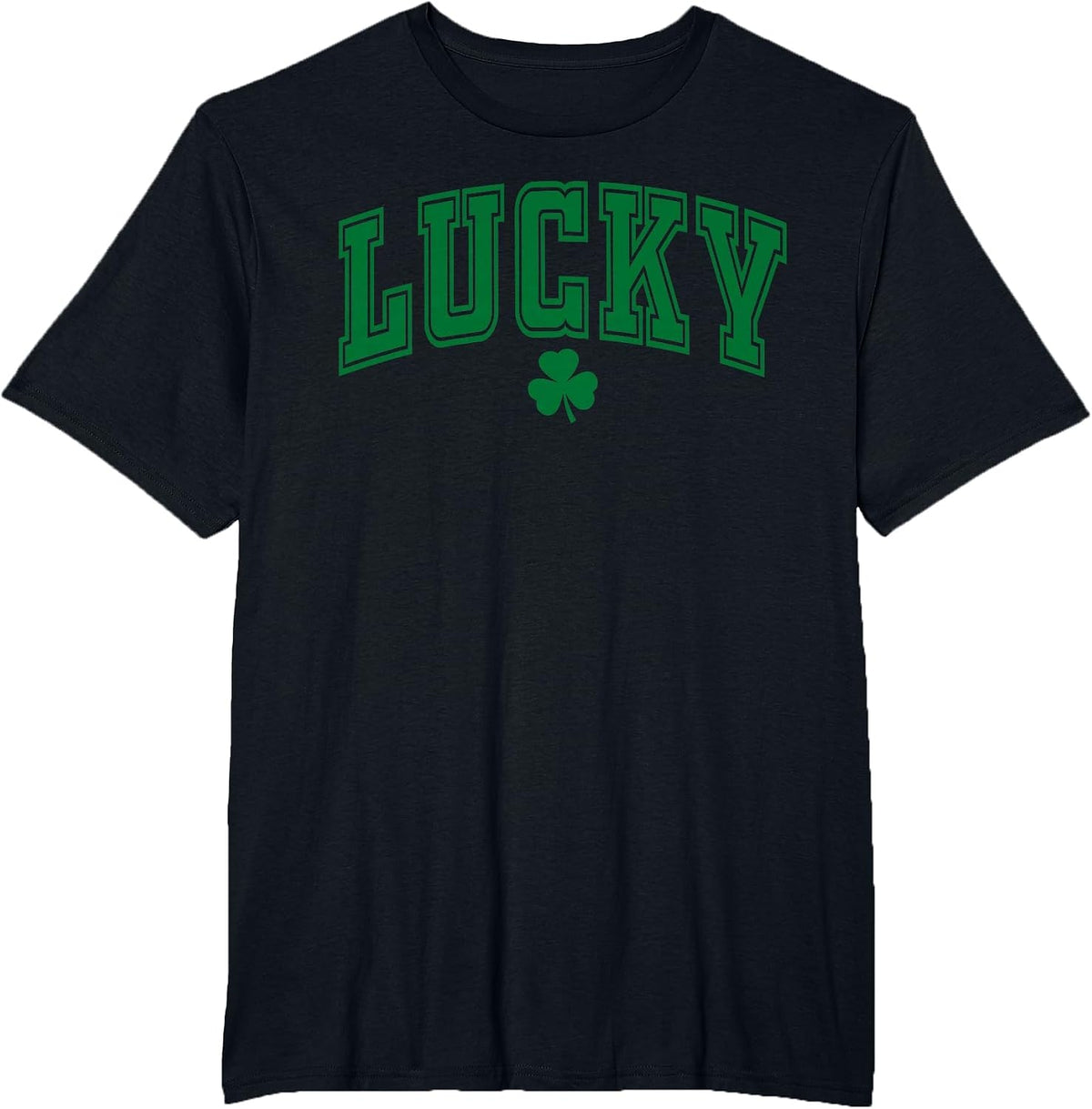St Pattys Day Lucky Shamrock St. Patrick's Day Men Women T-Shirt - Black