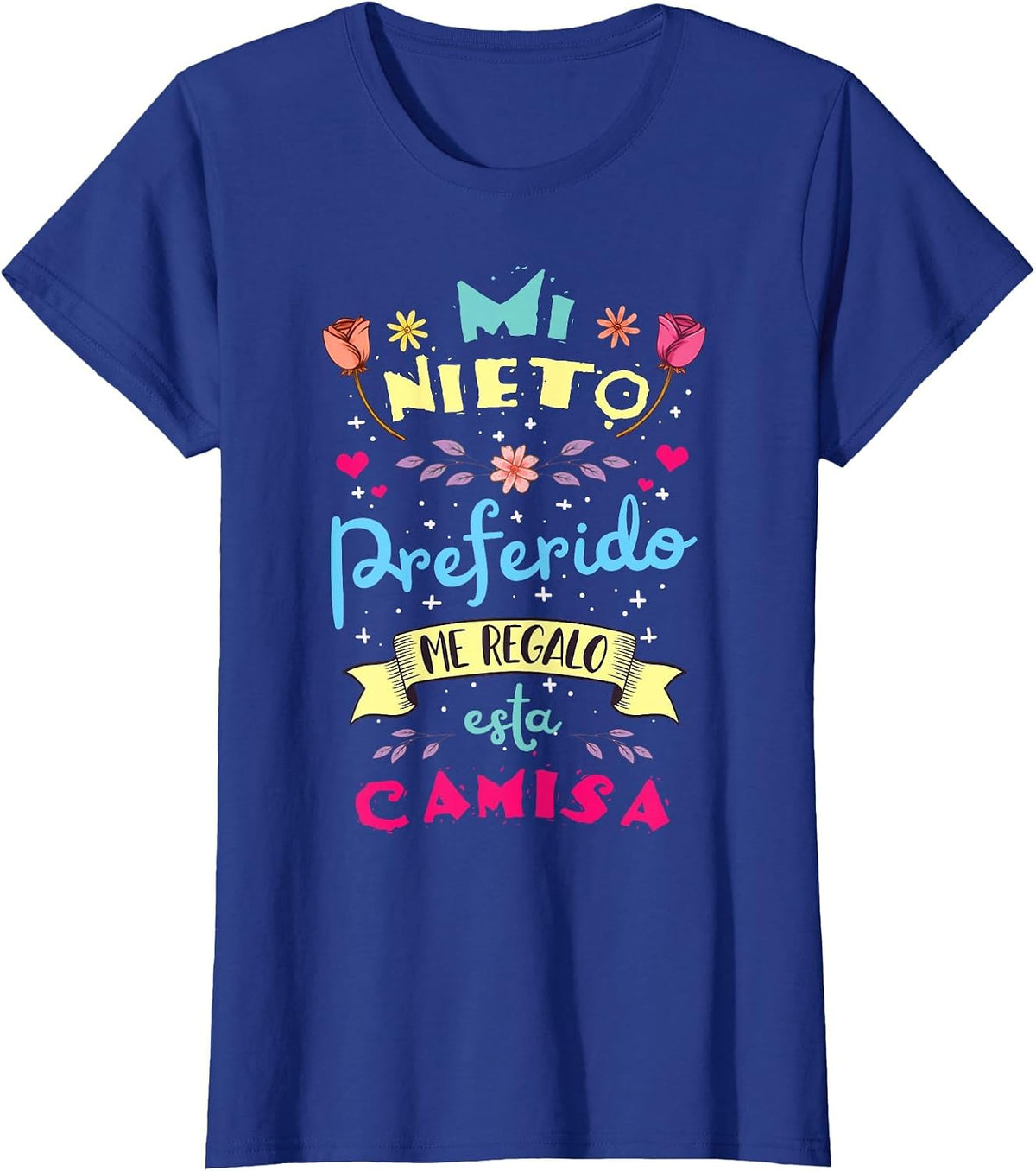 Mi Nieto Favorito Regalo de cumpleanos para Abuela y Abuelo T-Shirt - Royal Blue