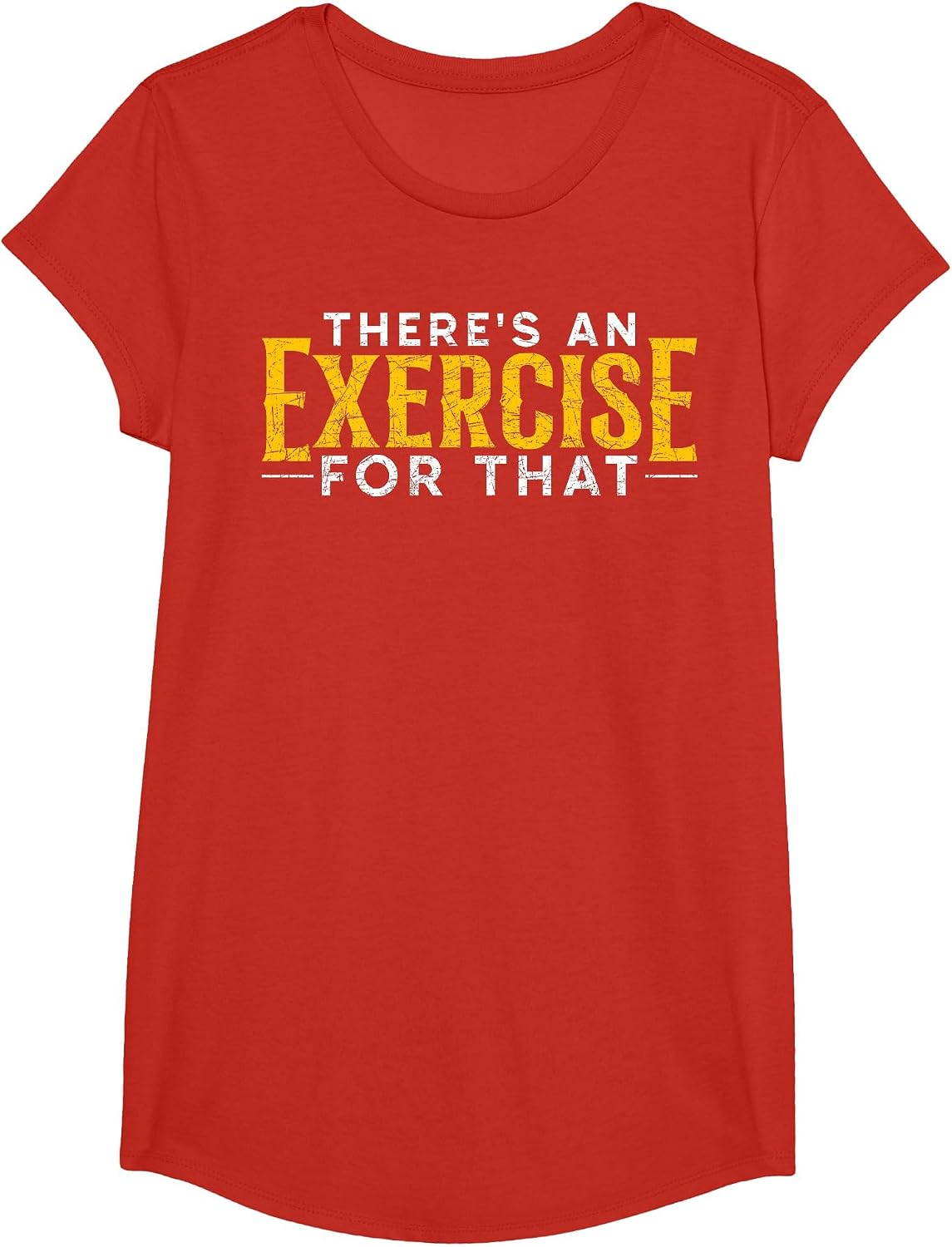 Funny Therapist Gives an Exercise for Physical Therapy T-Shirt - Girls Red