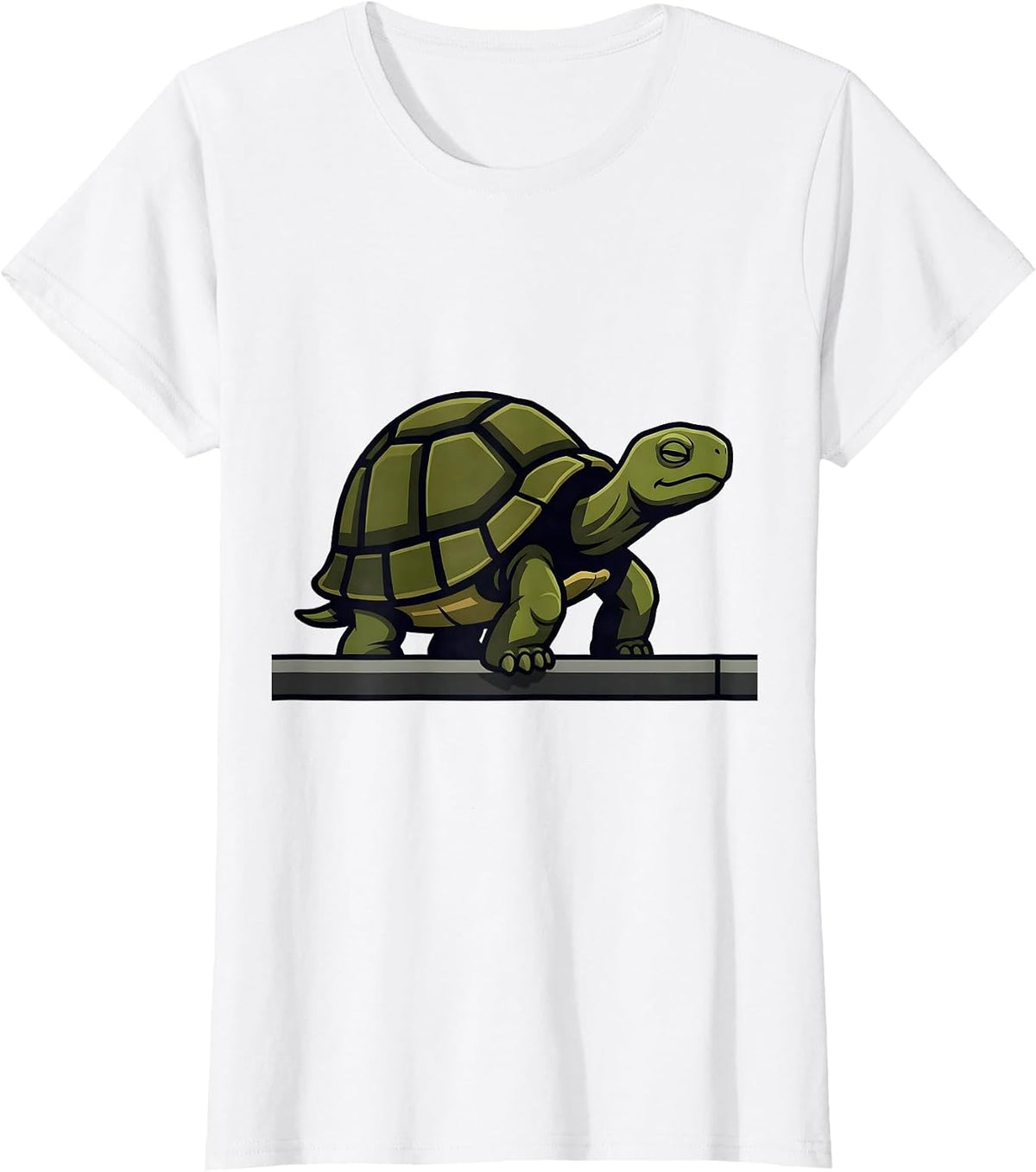 Tortoise Mascot Funny Pet Lover Humor T-Shirt - White