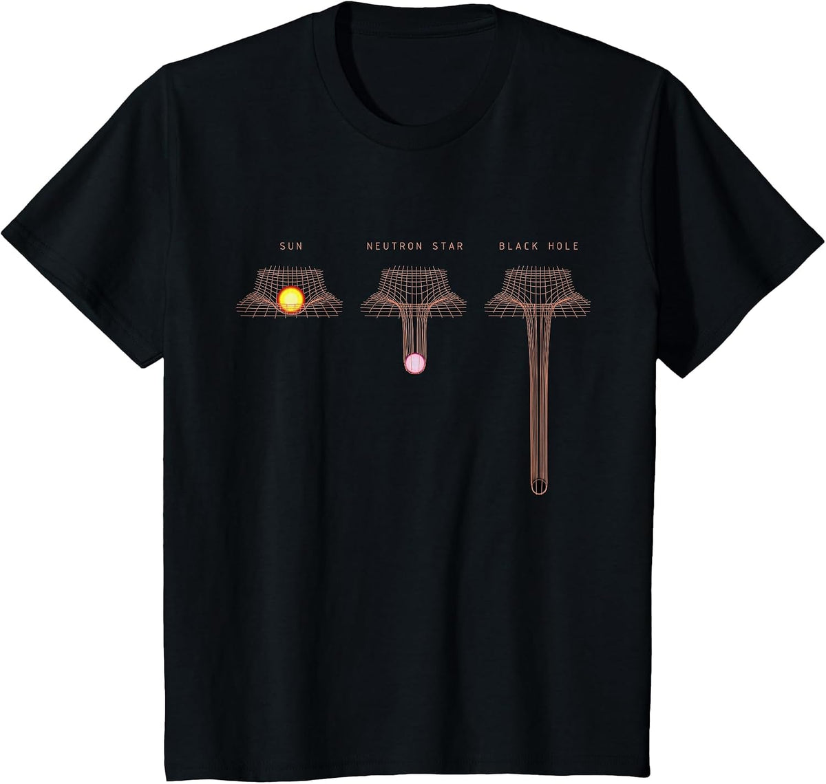 Sun Astrophysics Astronomy Astronomer Constellation T-Shirt - Black