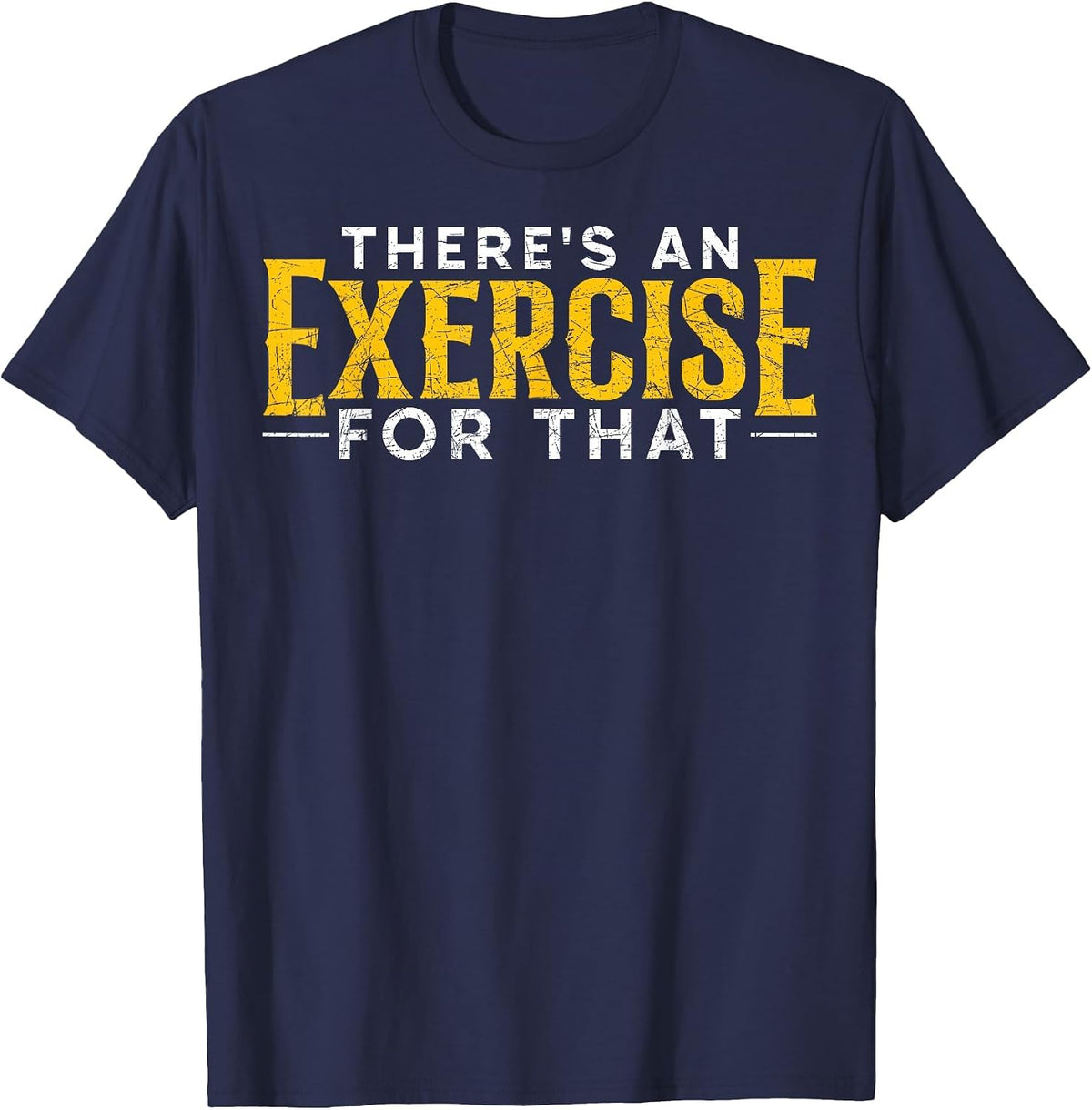 Funny Therapist Gives an Exercise for Physical Therapy T-Shirt - Navy Blue
