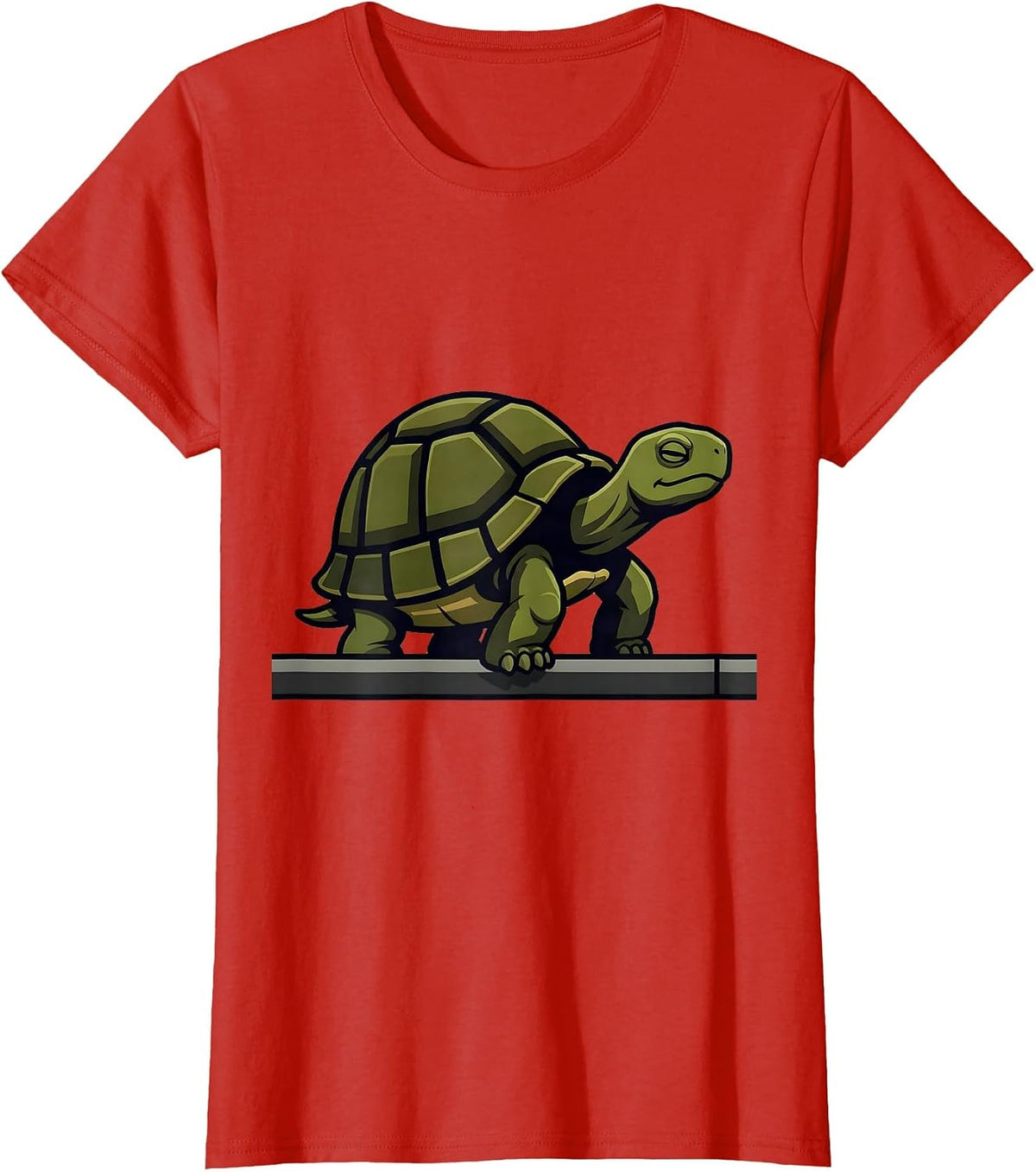 Tortoise Mascot Funny Pet Lover Humor T-Shirt - Red