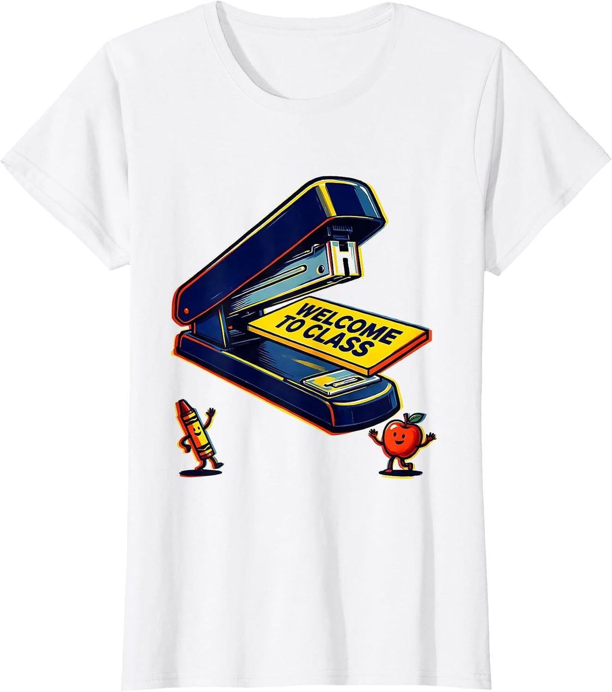 Welcome To Class Cute School Supplies Teacher Student First T-Shirt - White