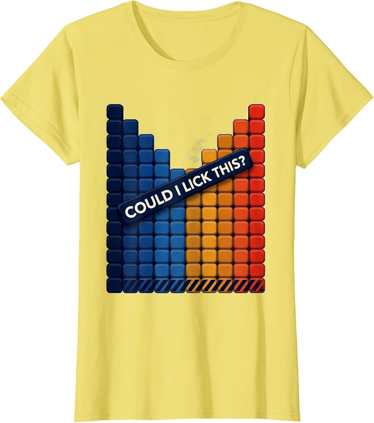 Could I Lick This Funny Periodic Table Chemistry Teacher T-Shirt - Lemon Yellow