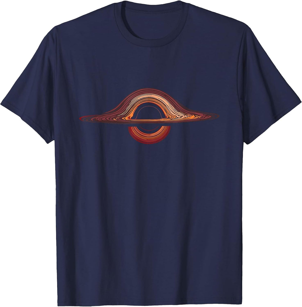 Black Hole Physics Universe Physics Astrophysicist T-Shirt - Navy Blue