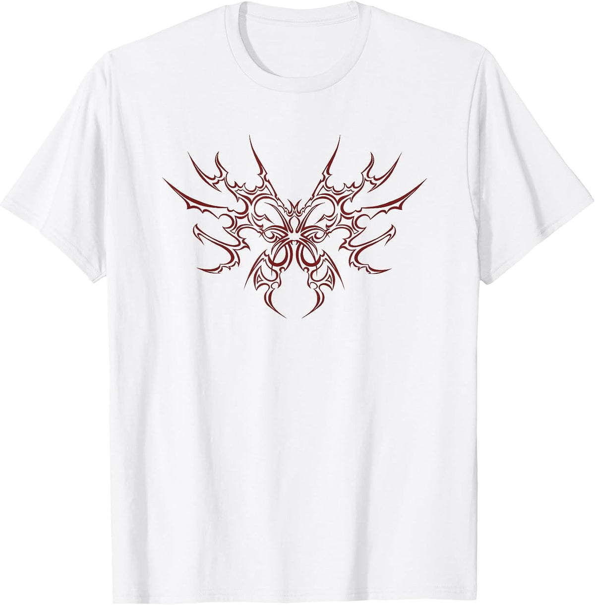 Spider Tattoo Style Goth Fairy Grunge Fairycore T-Shirt - White
