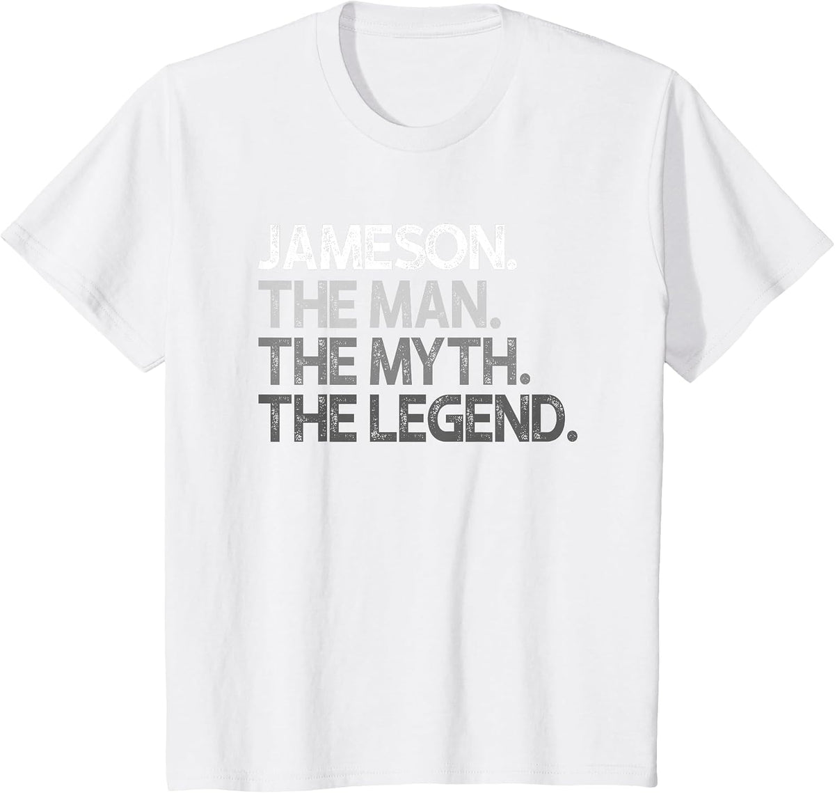 Jameson Design: The Man Myth Legend T-Shirt - White