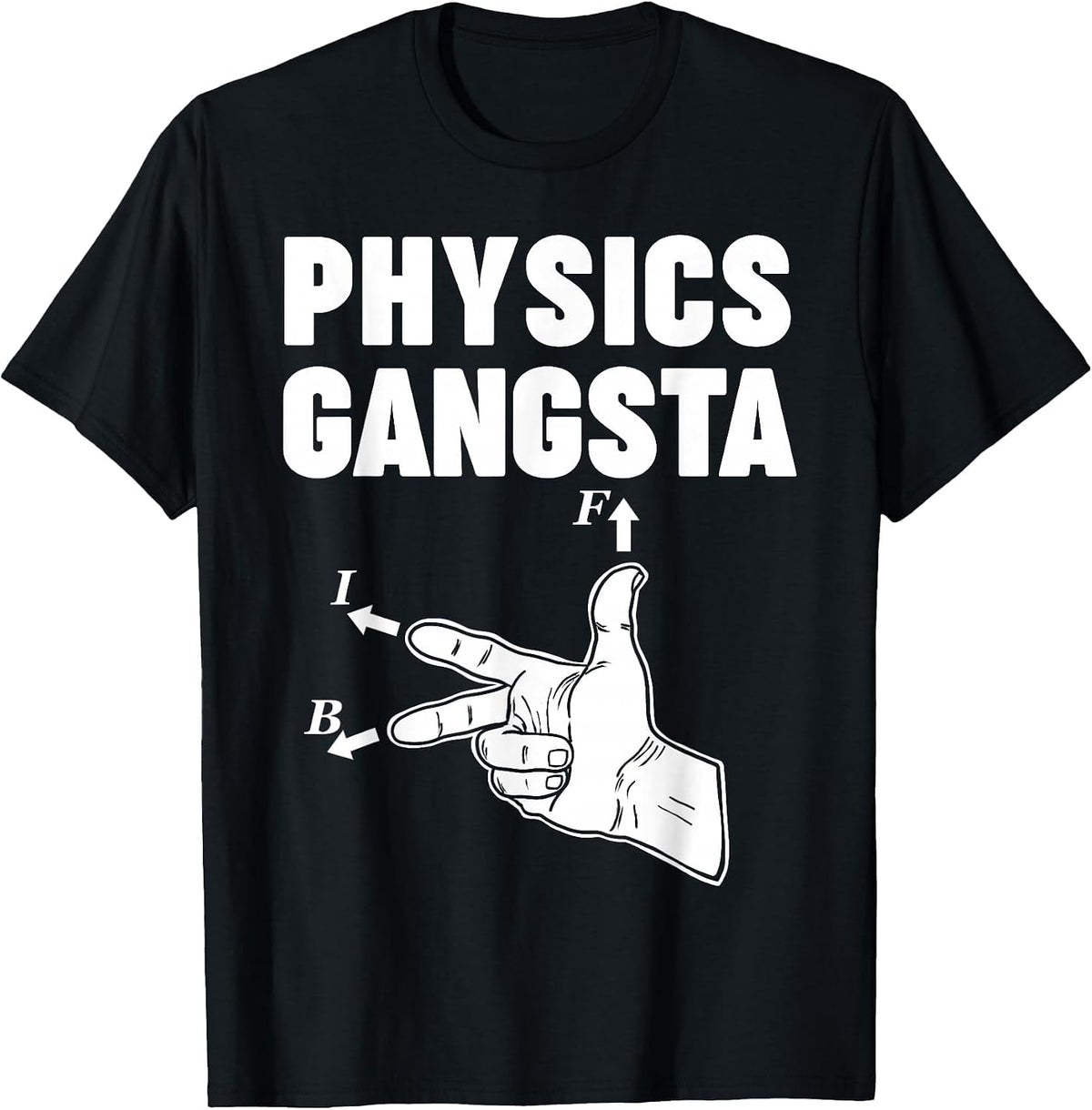 Physics Gangsta T-Shirt - Black