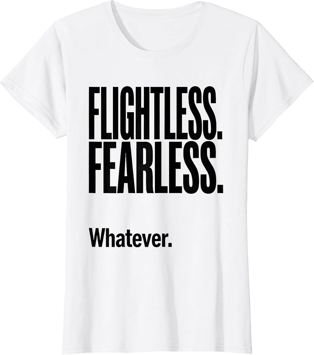 Women's Flightless Fearless Whatever Kiwi Map Rugby Haka Pride T-Shirt - White