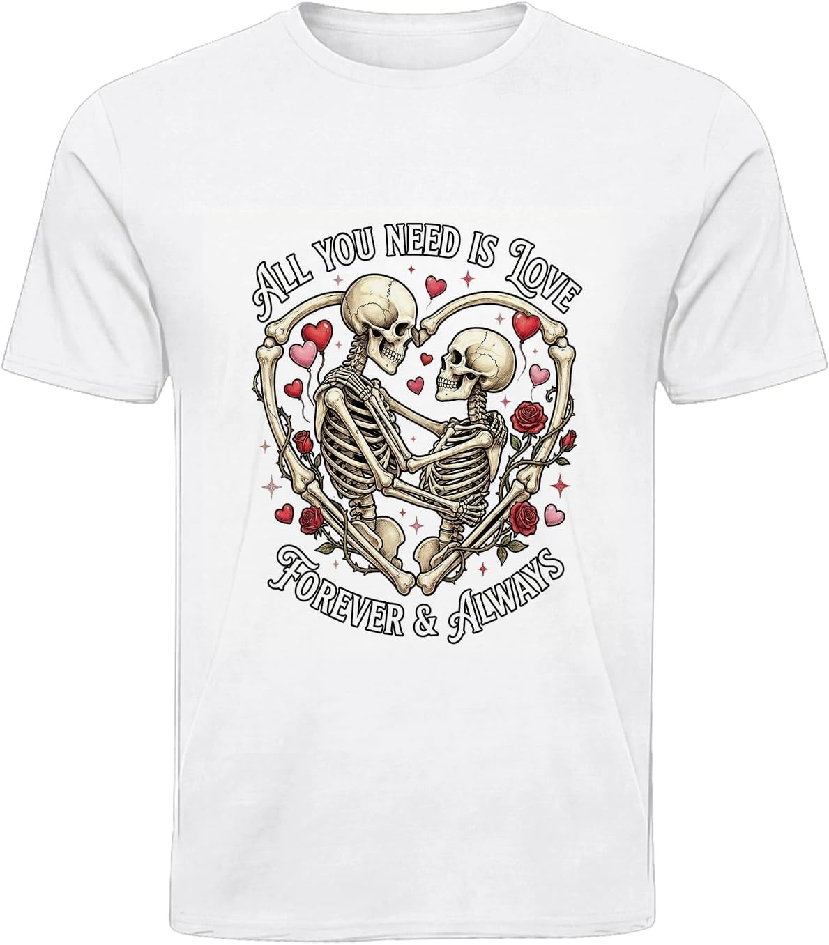 Valentine Shirt Unisex Classic T-Shirt – Soft Cotton Fabric, Comfortable Fit, for Men and Women on Valentine's Day or