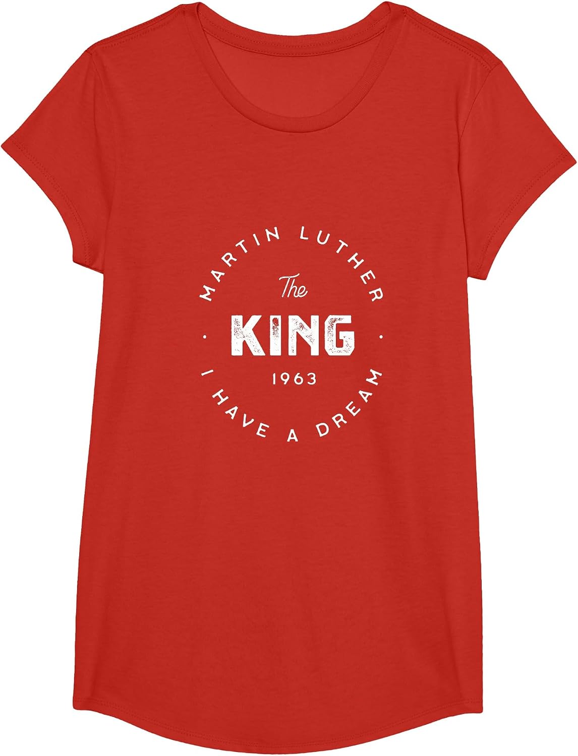 Martin Luther King Day I Have A Dream T-Shirt - Girls Red