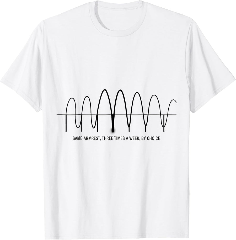 Men's Same Armrest, Three Times A Week, By Choice Dialysis Nurse T-Shirt - White