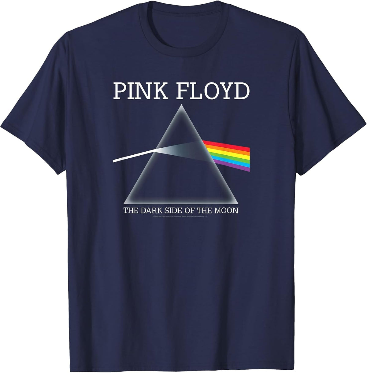 Pink Floyd The Dark Side of The Moon T-Shirt - Navy Blue