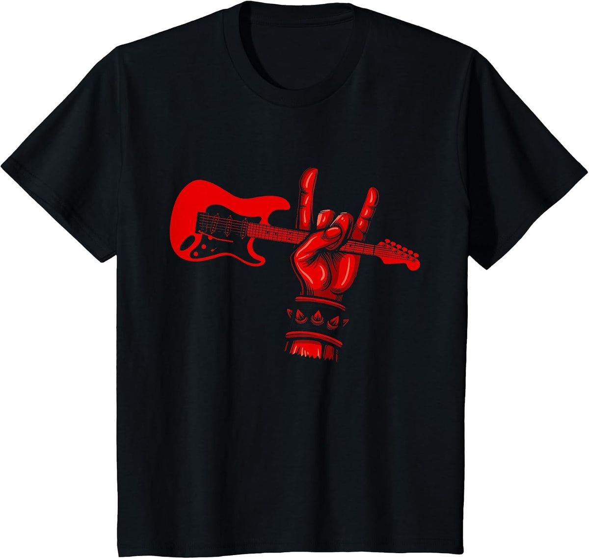 Heavy Metal Clothing Death Metal Hard Rock 'n' Roll T-Shirt - Black
