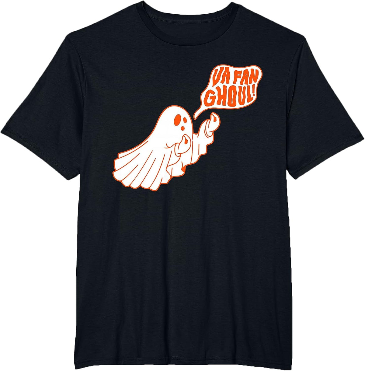 Va Fan Ghoul Ghost Italian Halloween Funny Costume Men Women T-Shirt - Black