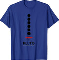 Pluto, Kept In Remembrance Funny Solar System Astronomy T-Shirt - Royal Blue