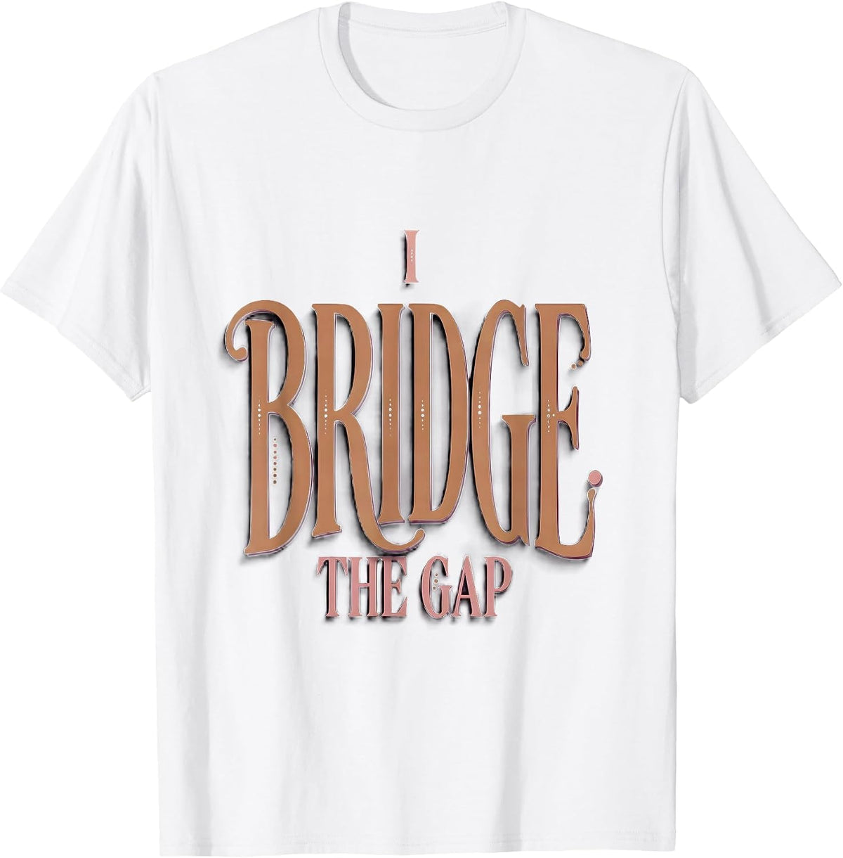Men's I Bridge The Gap Paraprofessional Design T-Shirt - White
