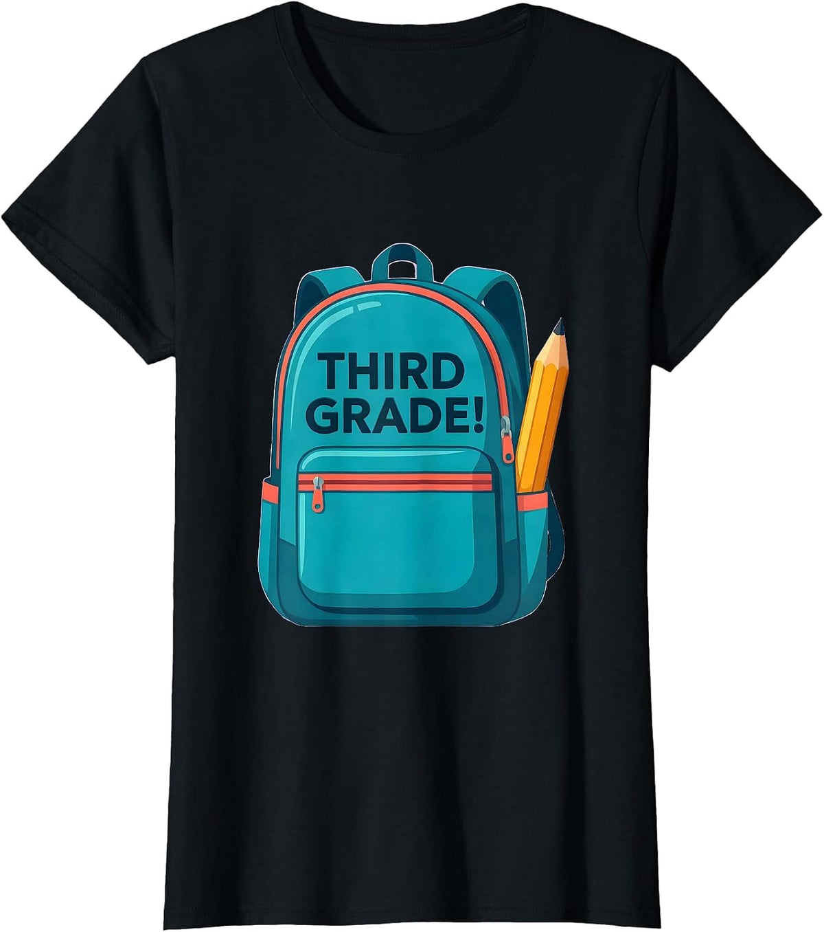Women's Third Grade! Playful Back To School First Day of Third Grade T-Shirt - Black