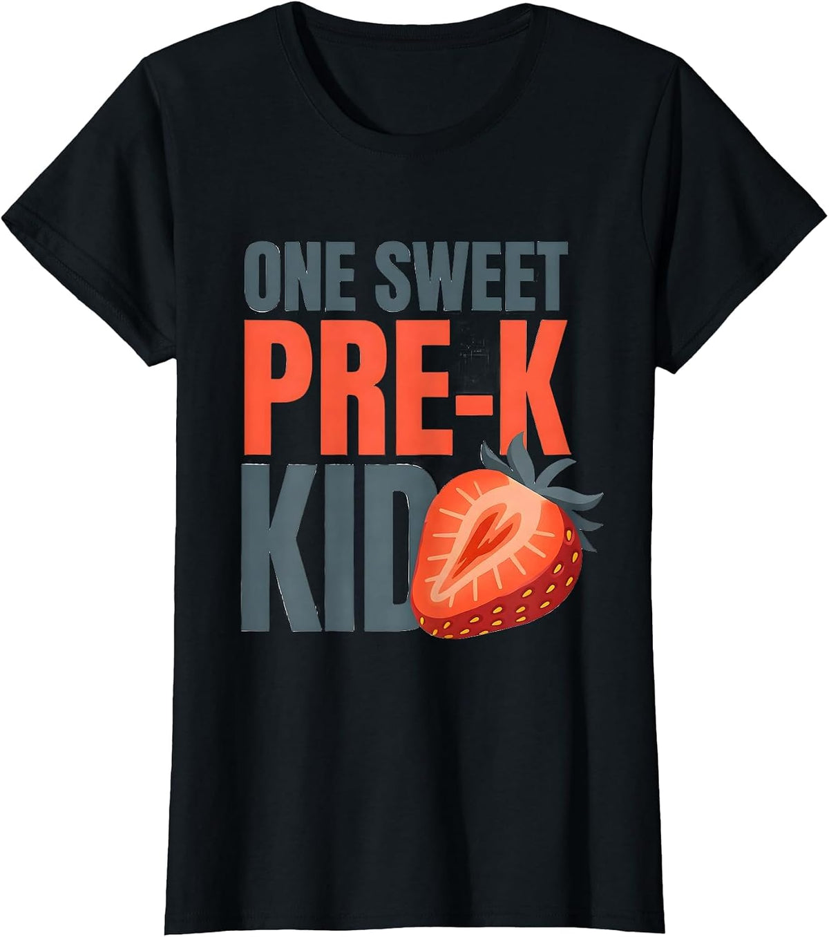 Women's One Sweet Pre-K Kid Playful Preschool Teacher Back To School T-Shirt - Black