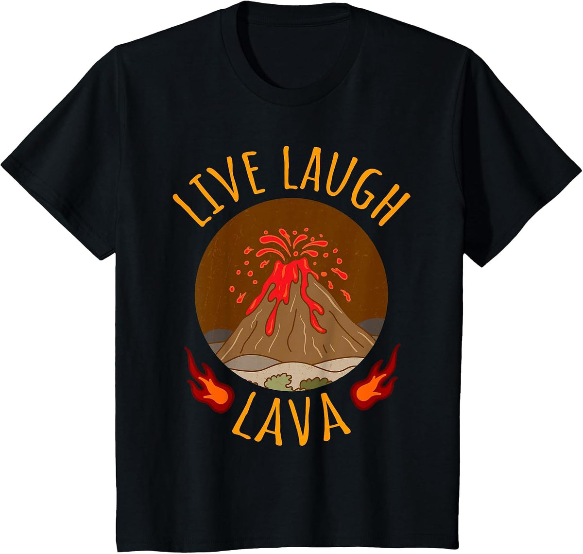 Live Laugh Lava Mineralogist Geologist Shirt T-Shirt - Black