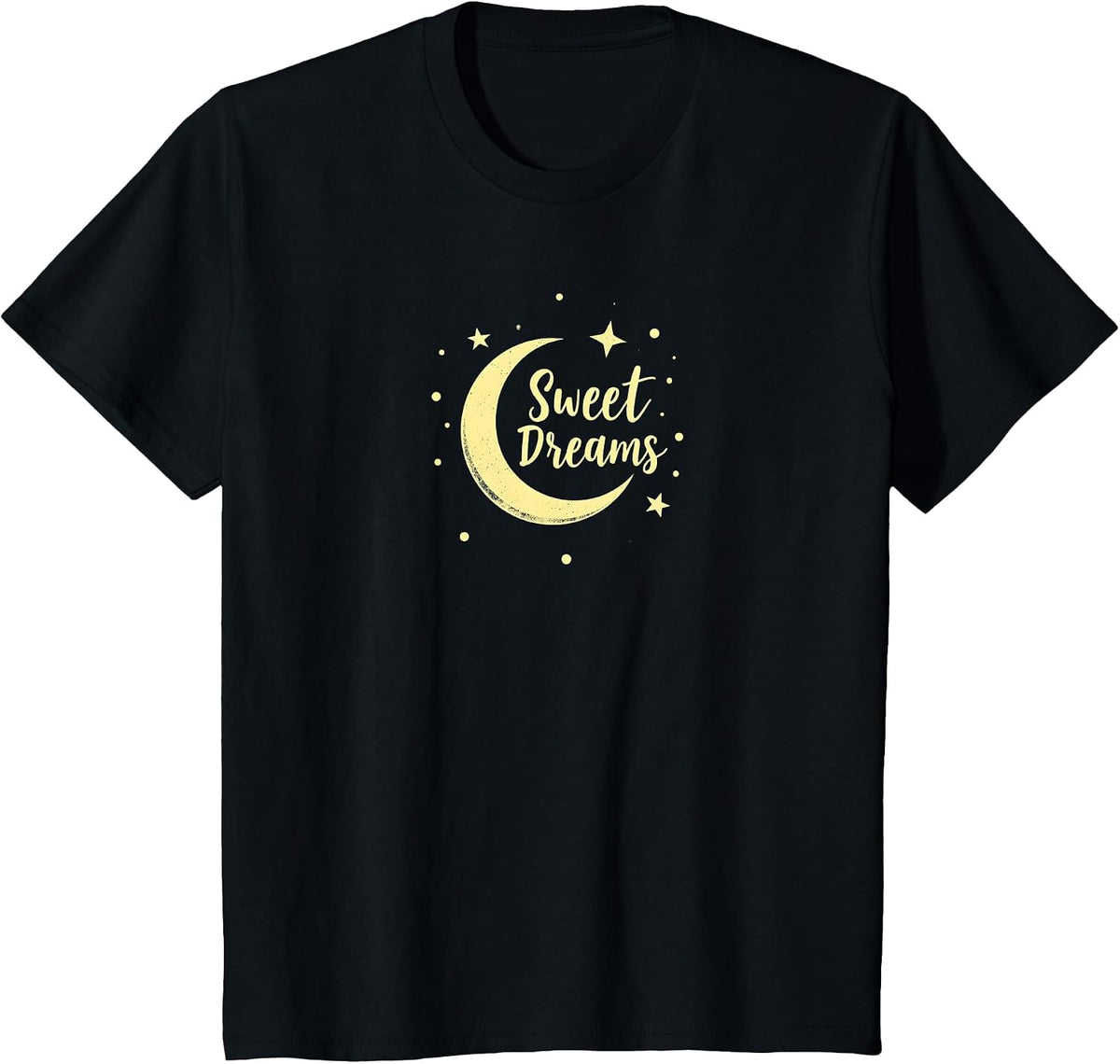 Mademark Cows & Highland Cattle T-Shirt - Black-sweet Dreams Moon Stars