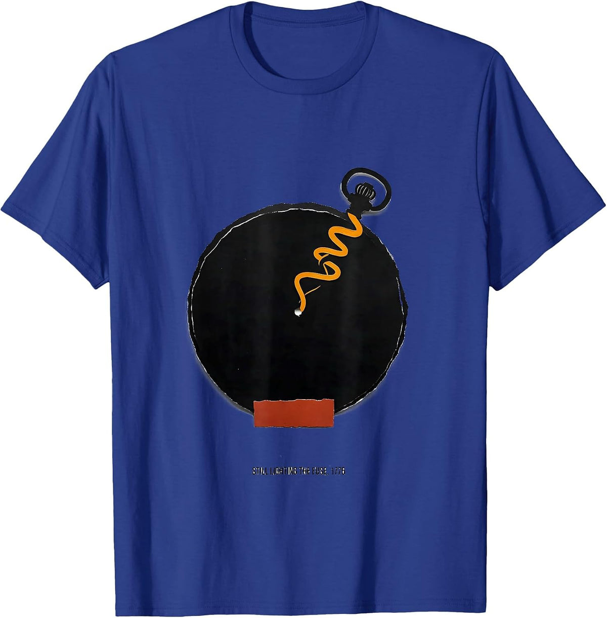 Still Lighting The Fuse, 1775 Funny History Buff History T-Shirt - Royal Blue