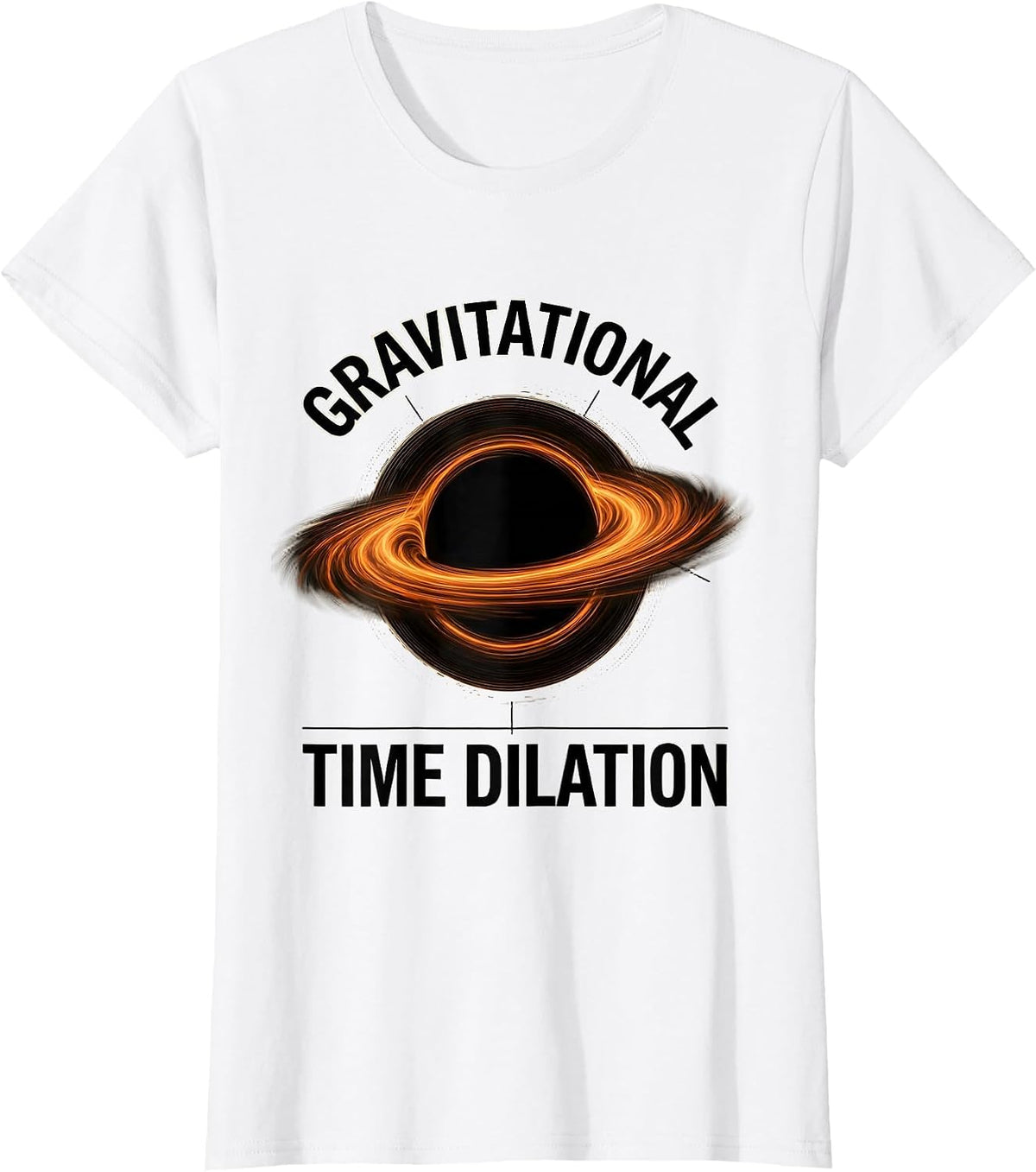 Gravitational Time Dilation Astrophysics Science Physics T-Shirt - White