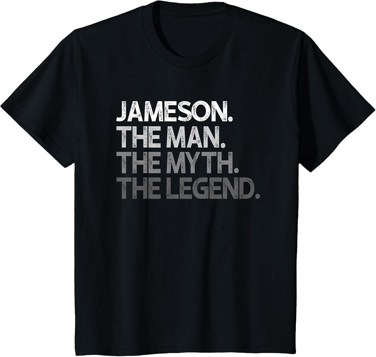 Jameson Design: The Man Myth Legend T-Shirt - Black