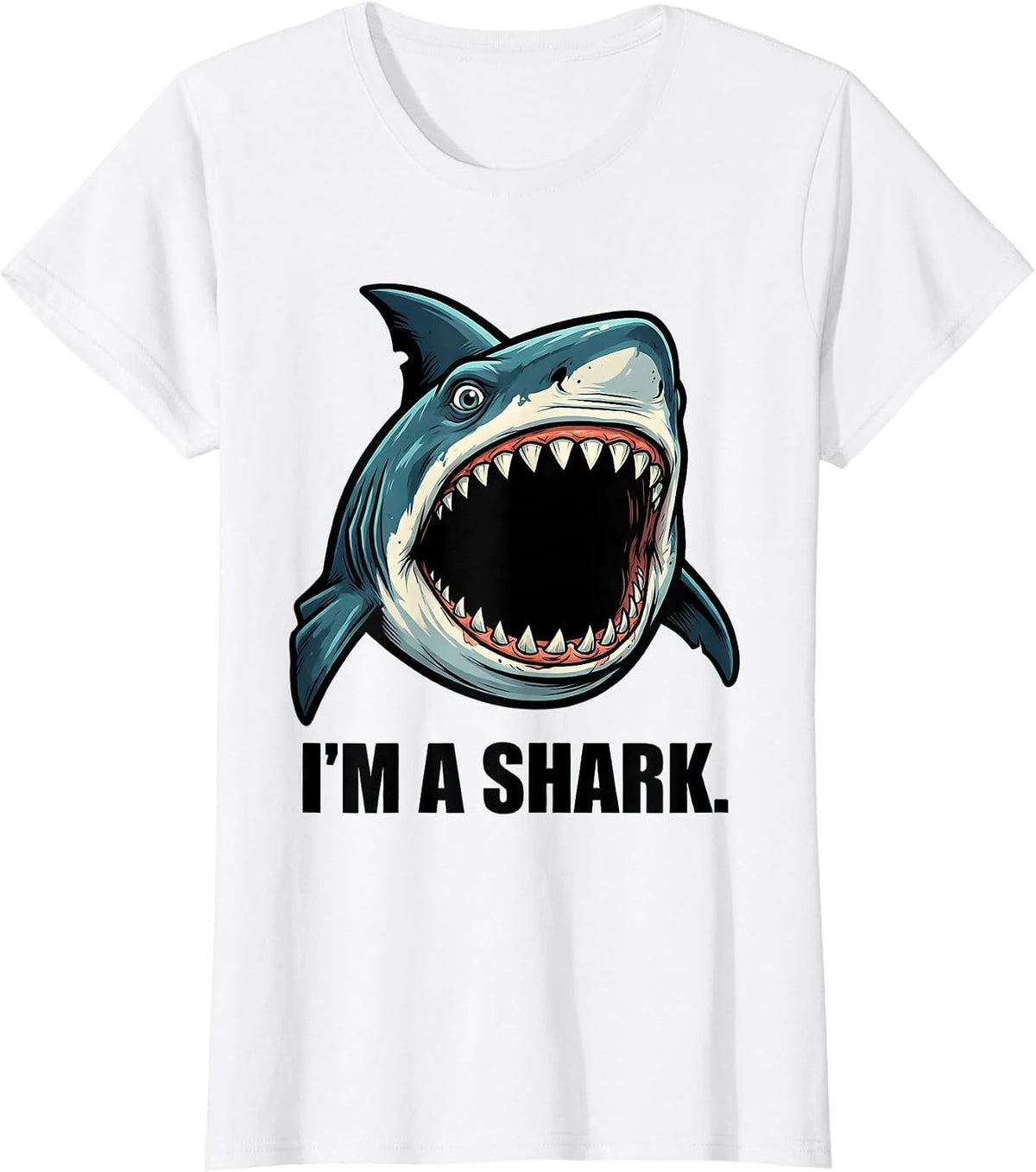 I'm A Shark Funny Shark Lover Halloween Costume T-Shirt - White