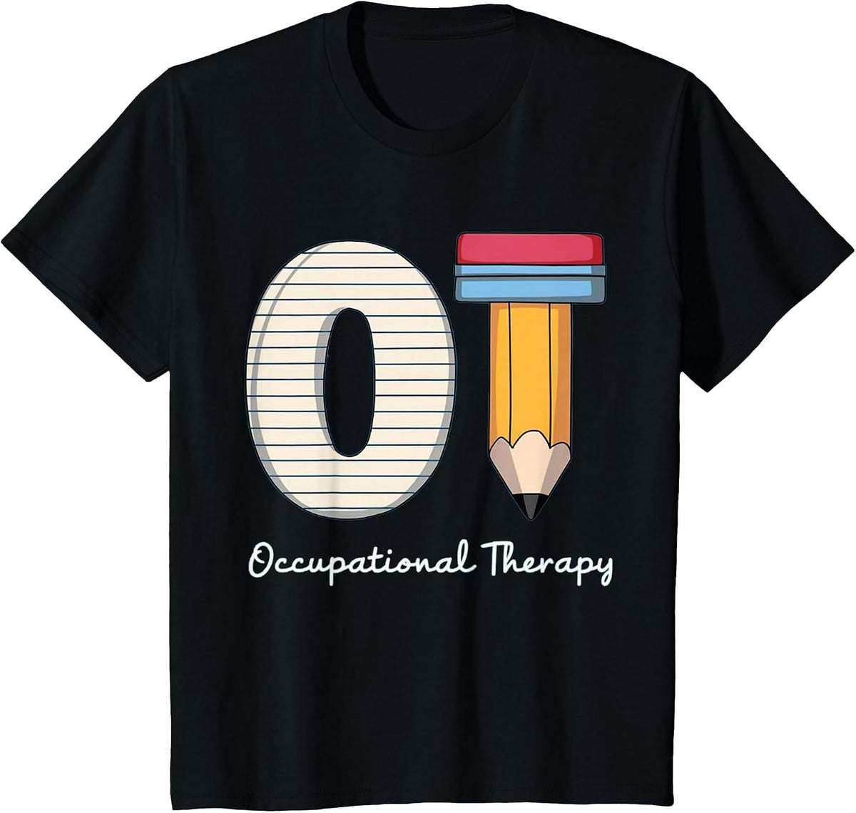 Occupational Therapist OT Physical Assistant COTA Kids T-Shirt - Black