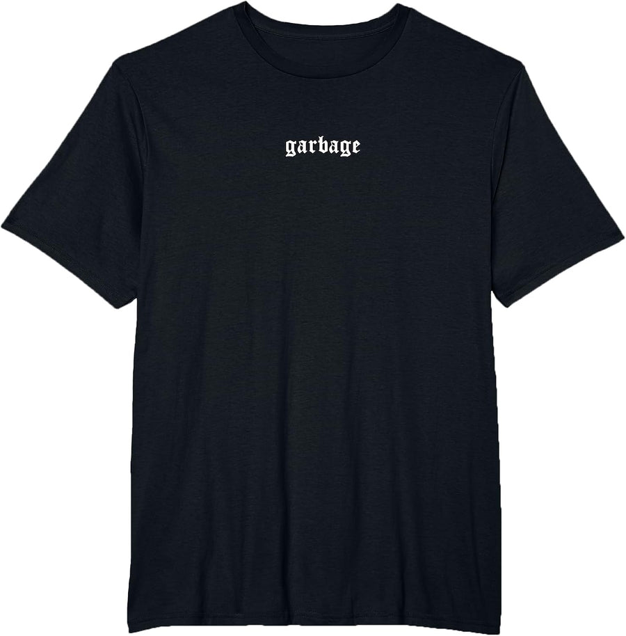 Garbage - Soft Grunge Aesthetic Goth Egirl Eboy T-Shirt - Black