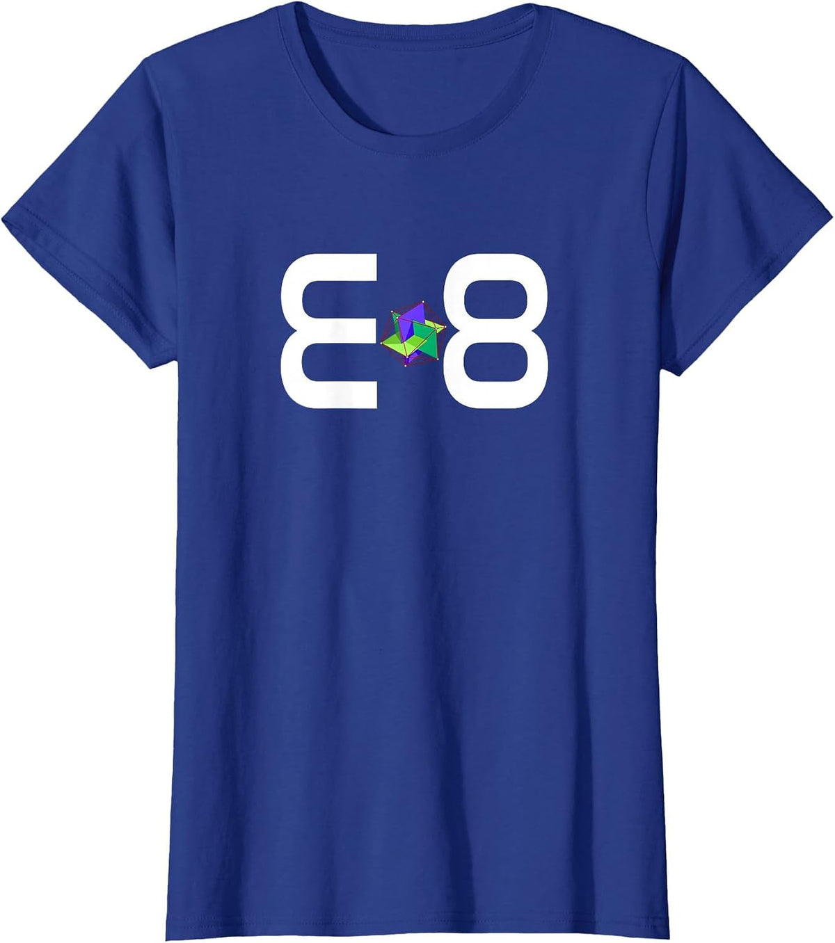 E8 Simulation Physics Science T-Shirt - Royal Blue