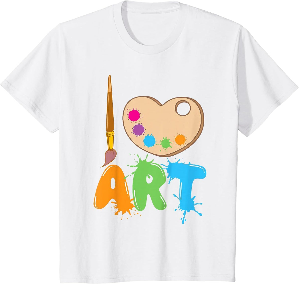 Cool Painting Art for Men Women Draw Pencil Drawing Teacher T-Shirt - White