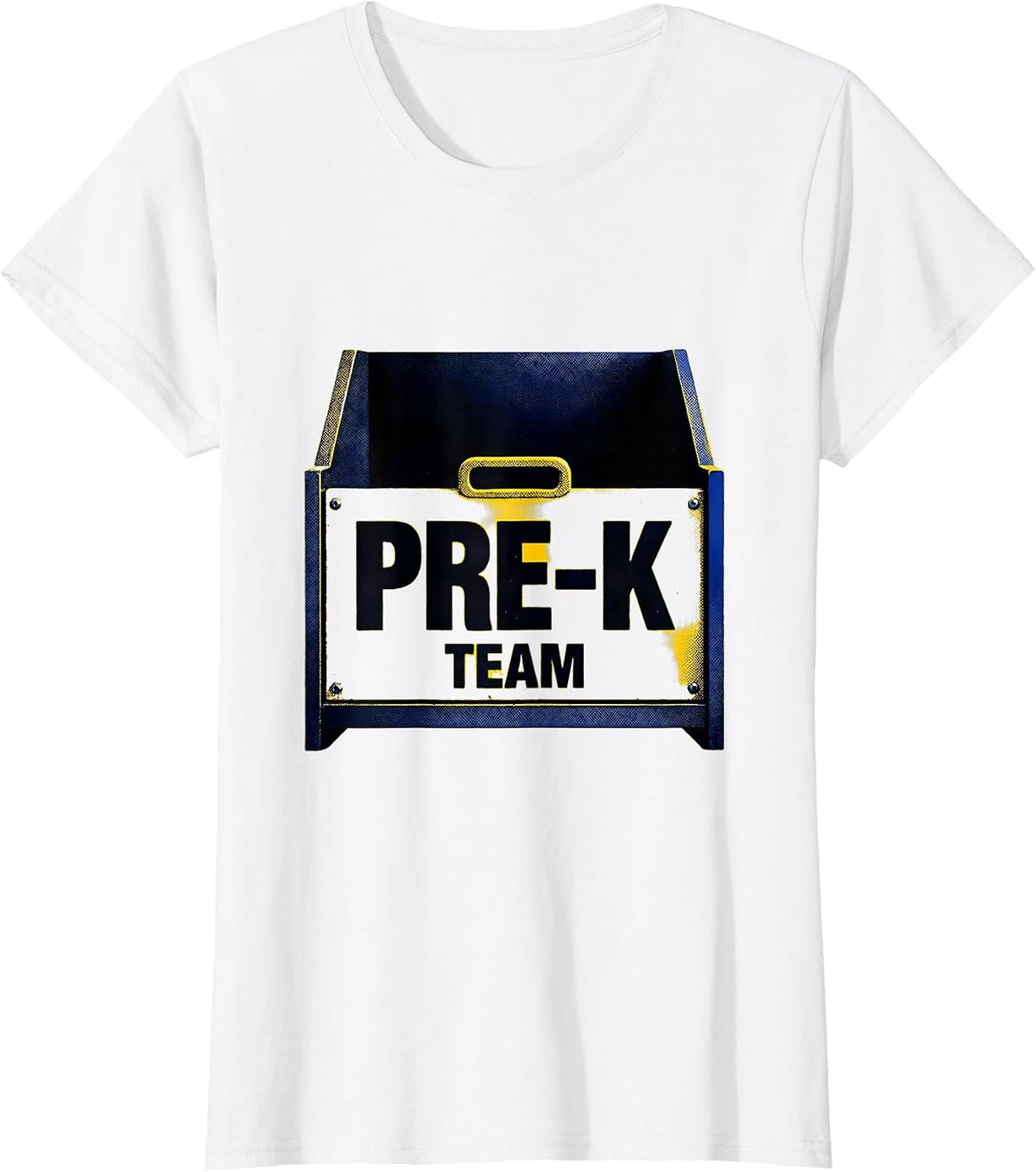Women's Pre-K Team Funny Preschool Teacher First Day of School Gift T-Shirt - White