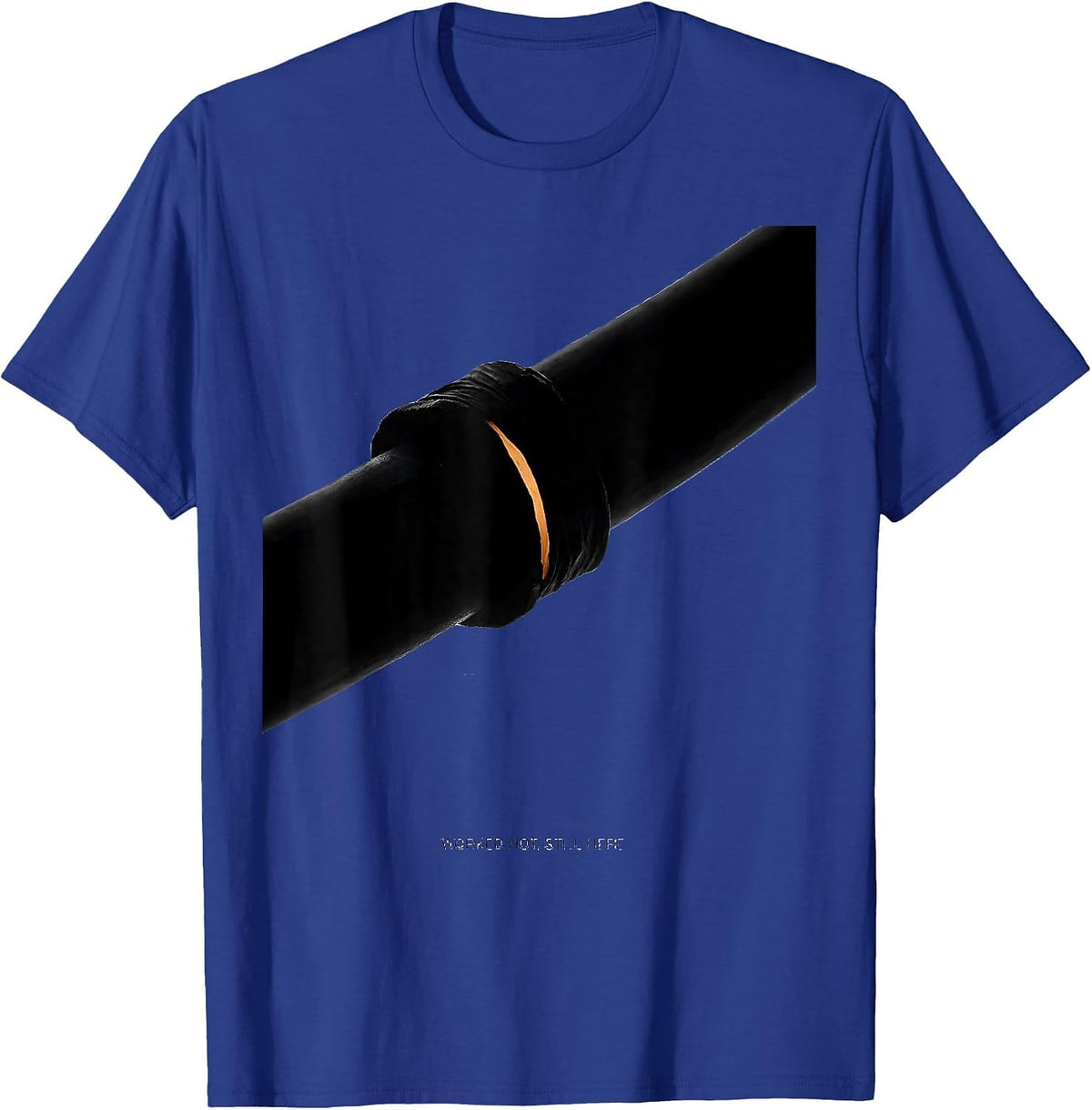Men's Worked Hot Still Here Funny Electrician Skeleton Gift T-Shirt - Royal Blue