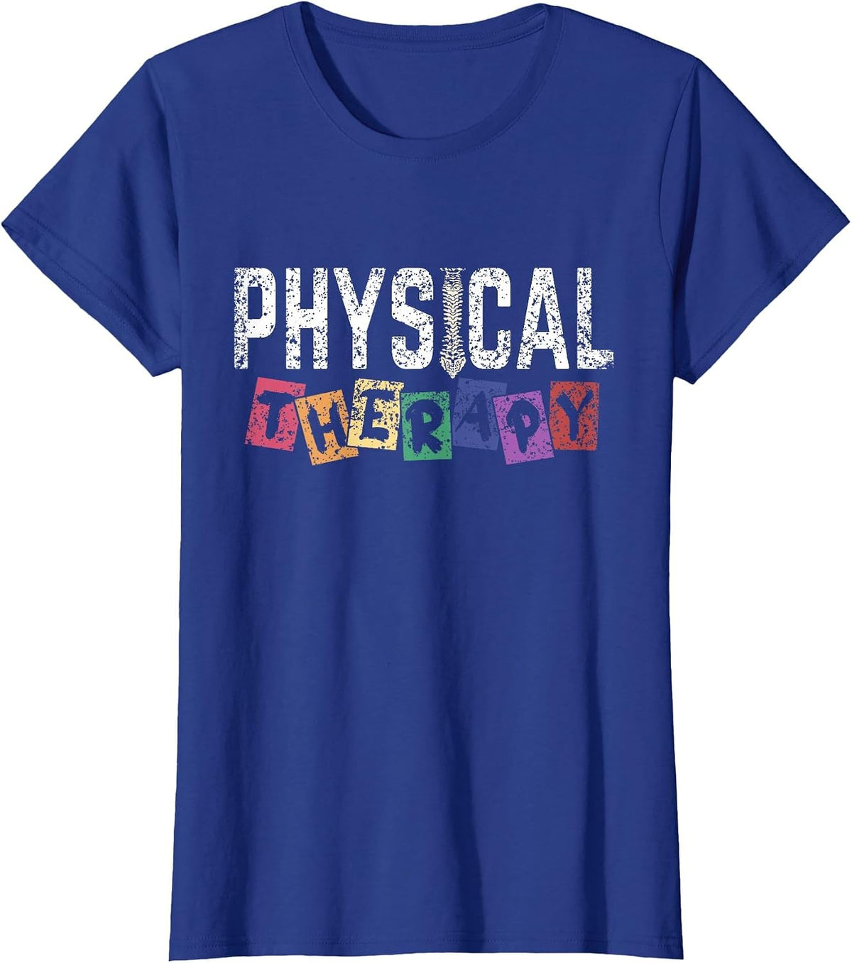Physical Therapy Pt Women Job Physical Therapist T-Shirt - Royal Blue