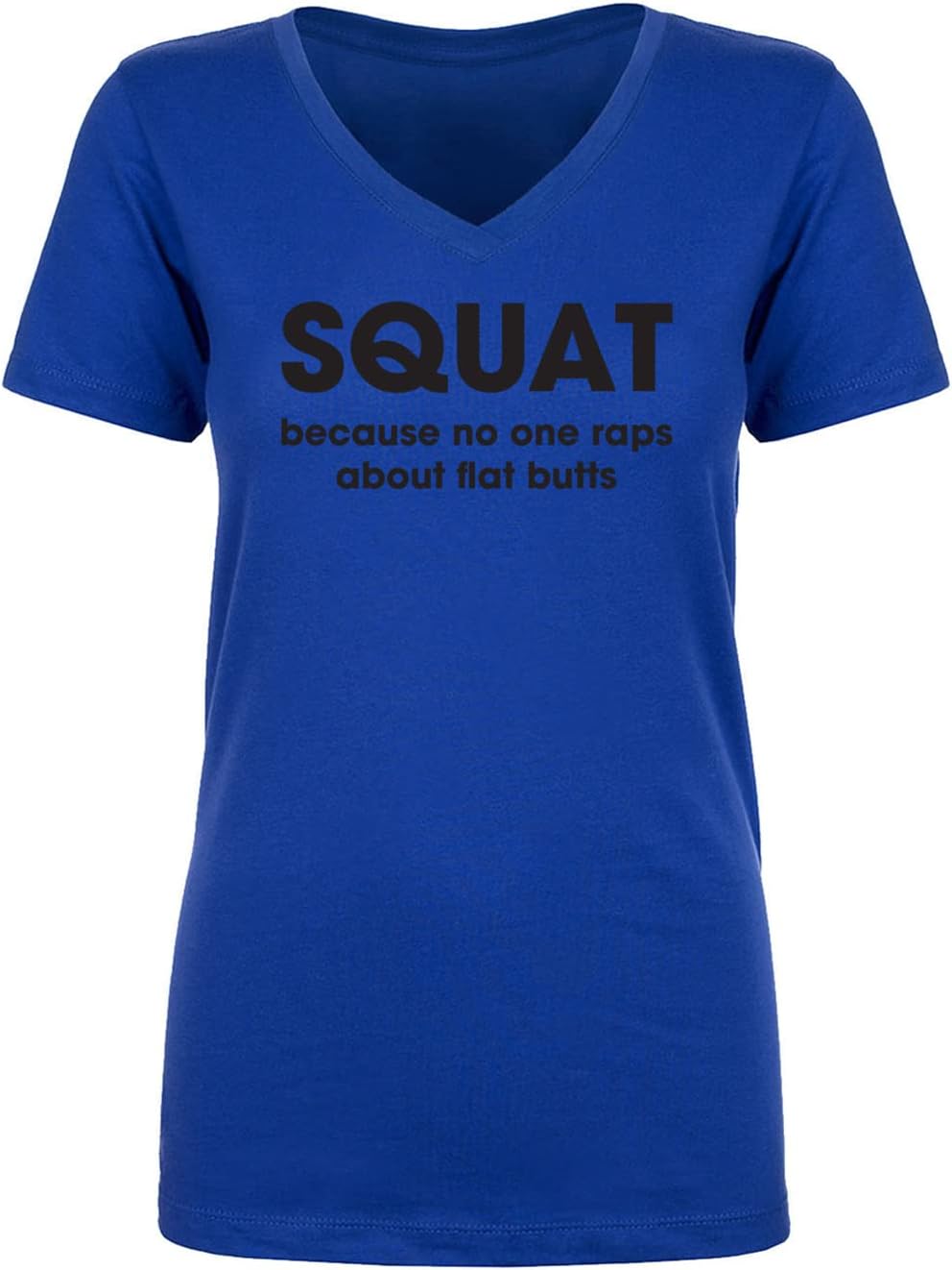 zerogravitee Squat Women's V-Neck Tee - Royal