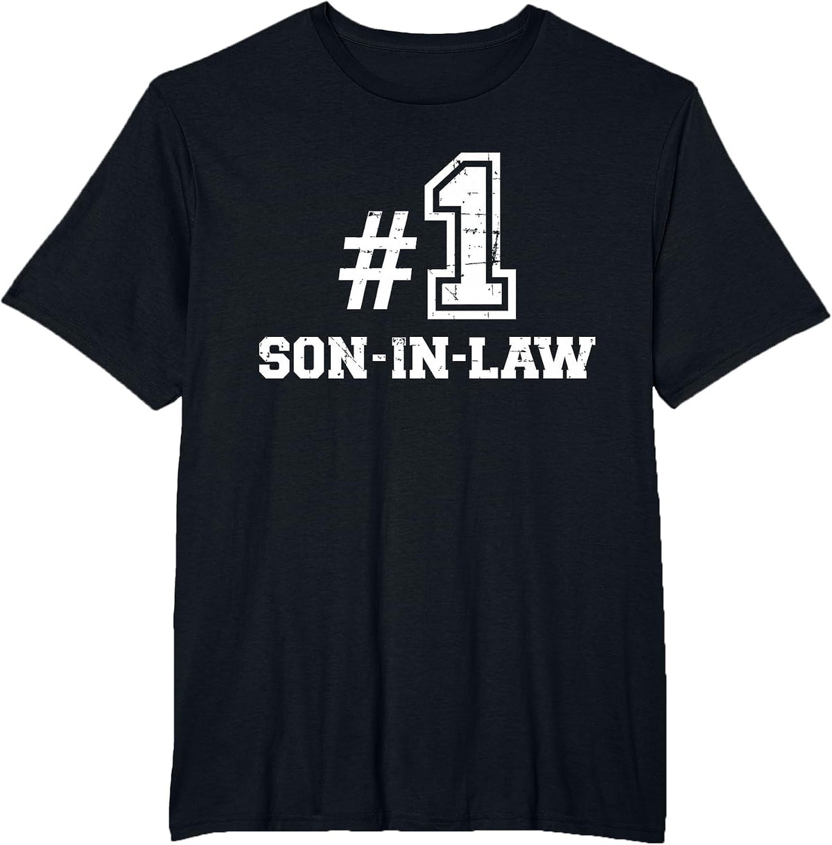 Best Son in Law in the World T-Shirt - Black