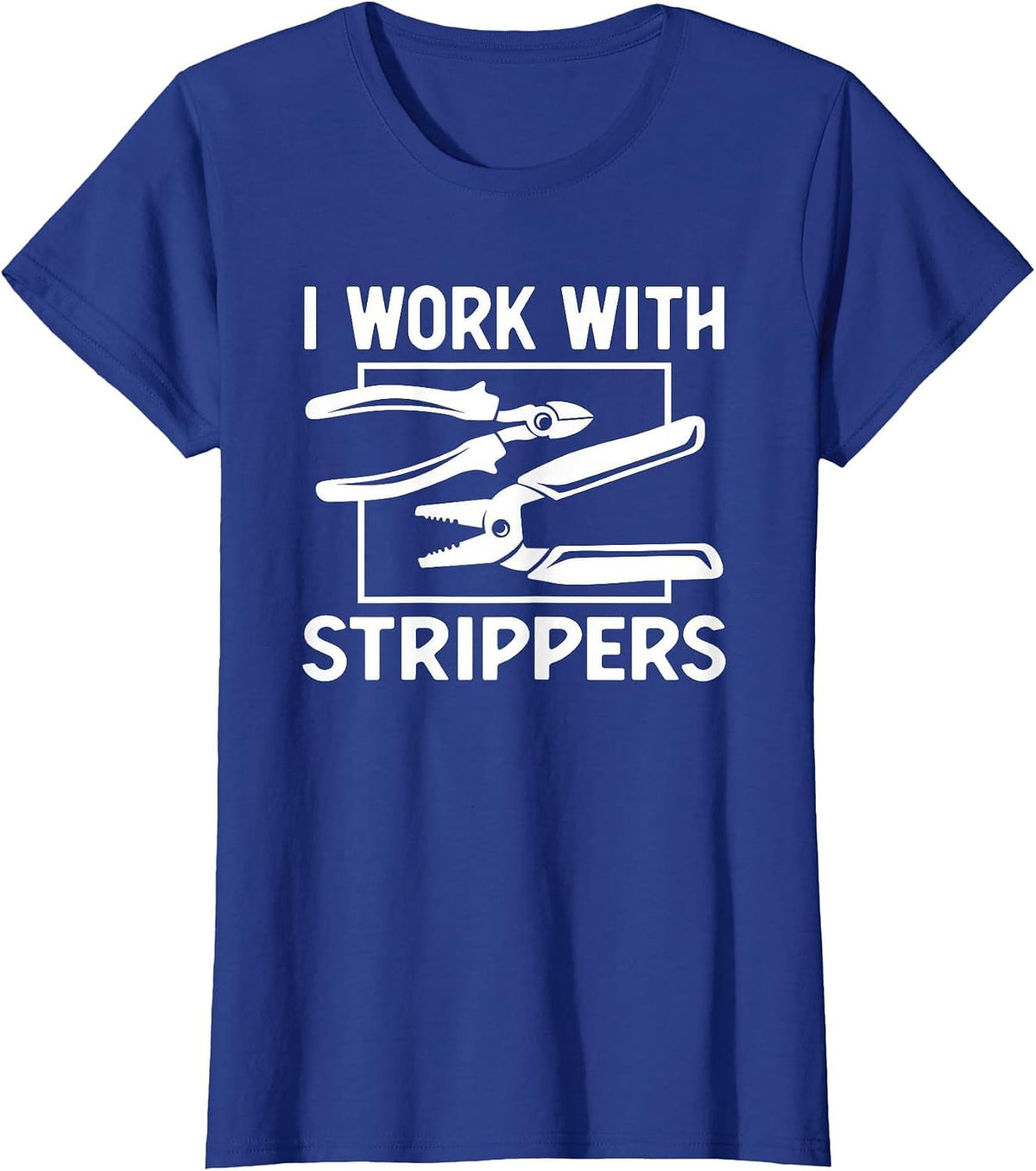 Funny Electrician Art for Men Dad Electronics Engineer Humor T-Shirt - Royal Blue